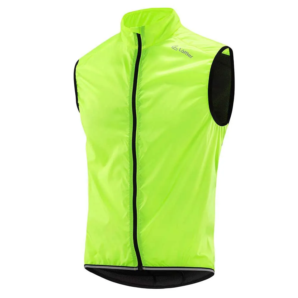 Löffler Windshell Weste, Neon yellow Löffler Windshell Weste, Neon yellow