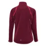 Löffler Zip-off Ws Light Fleece Mit Durchgehendem Reißverschluss, Burgund
