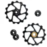Lola 11s Ceramic Fahrrad-schaltröllchensatz, Black, 15t