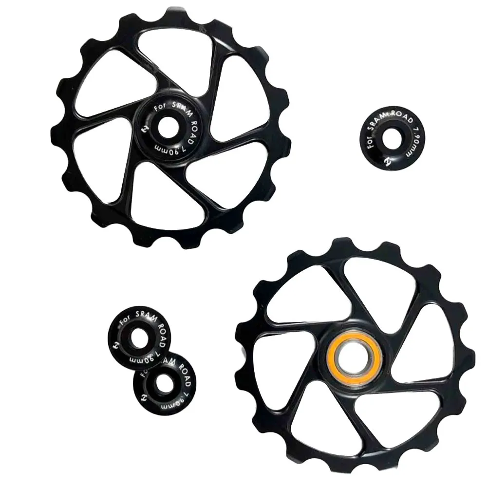 Lola 11s Ceramic Fahrrad-schaltröllchensatz, Black, 15t Lola 11s Ceramic Fahrrad-schaltröllchensatz, Black, 15t