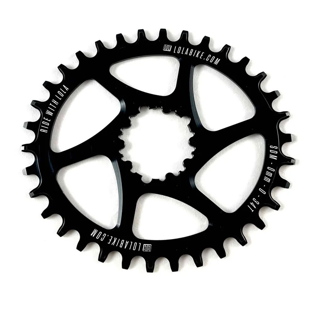 Lola Bb30 Ovales Kettenblatt, Black, 34t Lola Bb30 Ovales Kettenblatt, Black, 34t