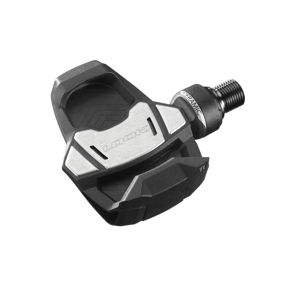 Look Keo Blade Carbon Ceramic Ti Pedale, Black / grey, One Size Look Keo Blade Carbon Ceramic Ti Pedale, Black / grey, One Size