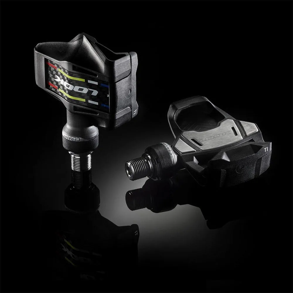 Look Keo Blade Carbon Ceramic Ti Pedale, Black / grey, One Size Look Keo Blade Carbon Ceramic Ti Pedale, Black / grey, One Size
