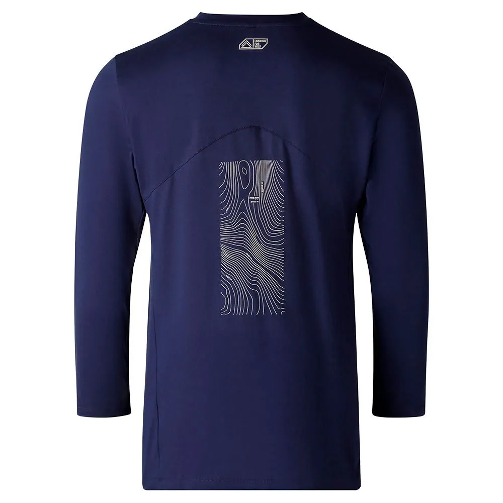 LOOKING FOR WILD Graphite Langarm-t-shirt, Medieval blue LOOKING FOR WILD Graphite Langarm-t-shirt, Medieval blue