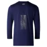 LOOKING FOR WILD Graphite Langarm-t-shirt, Medieval blue