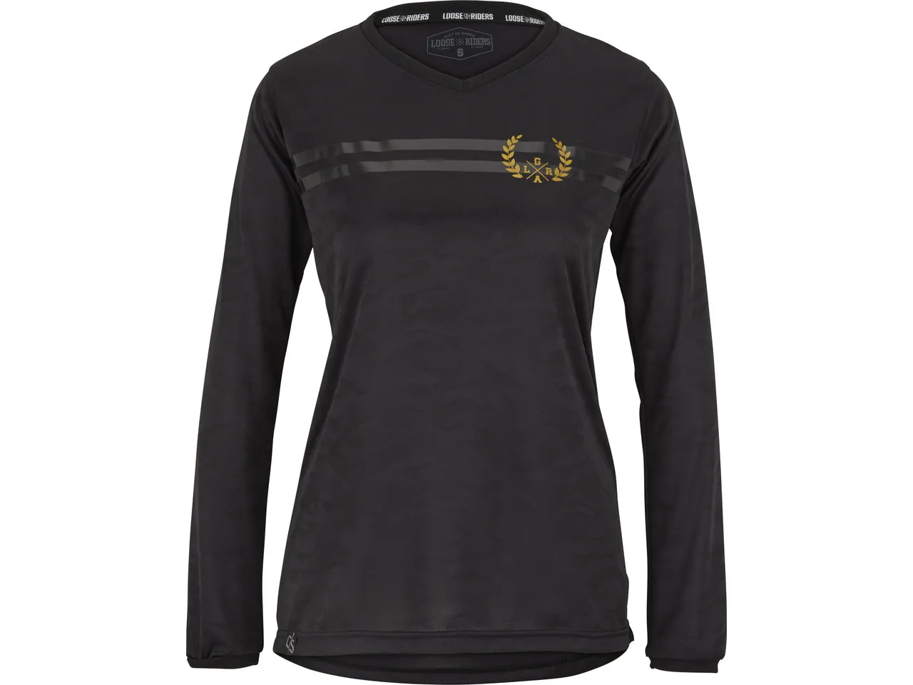 Loose Riders C/S Damen LS Trikot, Laurel black