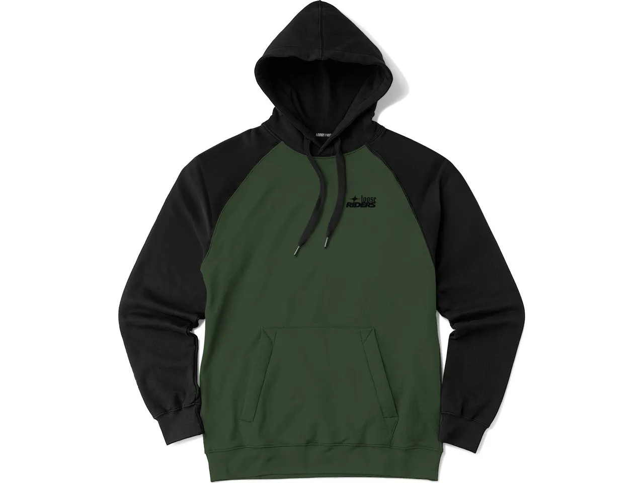 Loose Riders Essentials Hoodie, Grün Loose Riders Essentials Hoodie, Grün
