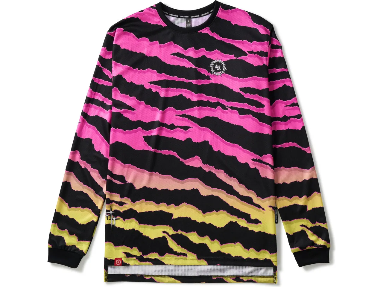 Loose Riders L/S Jersey, Gelb/lila Loose Riders L/S Jersey, Gelb/lila