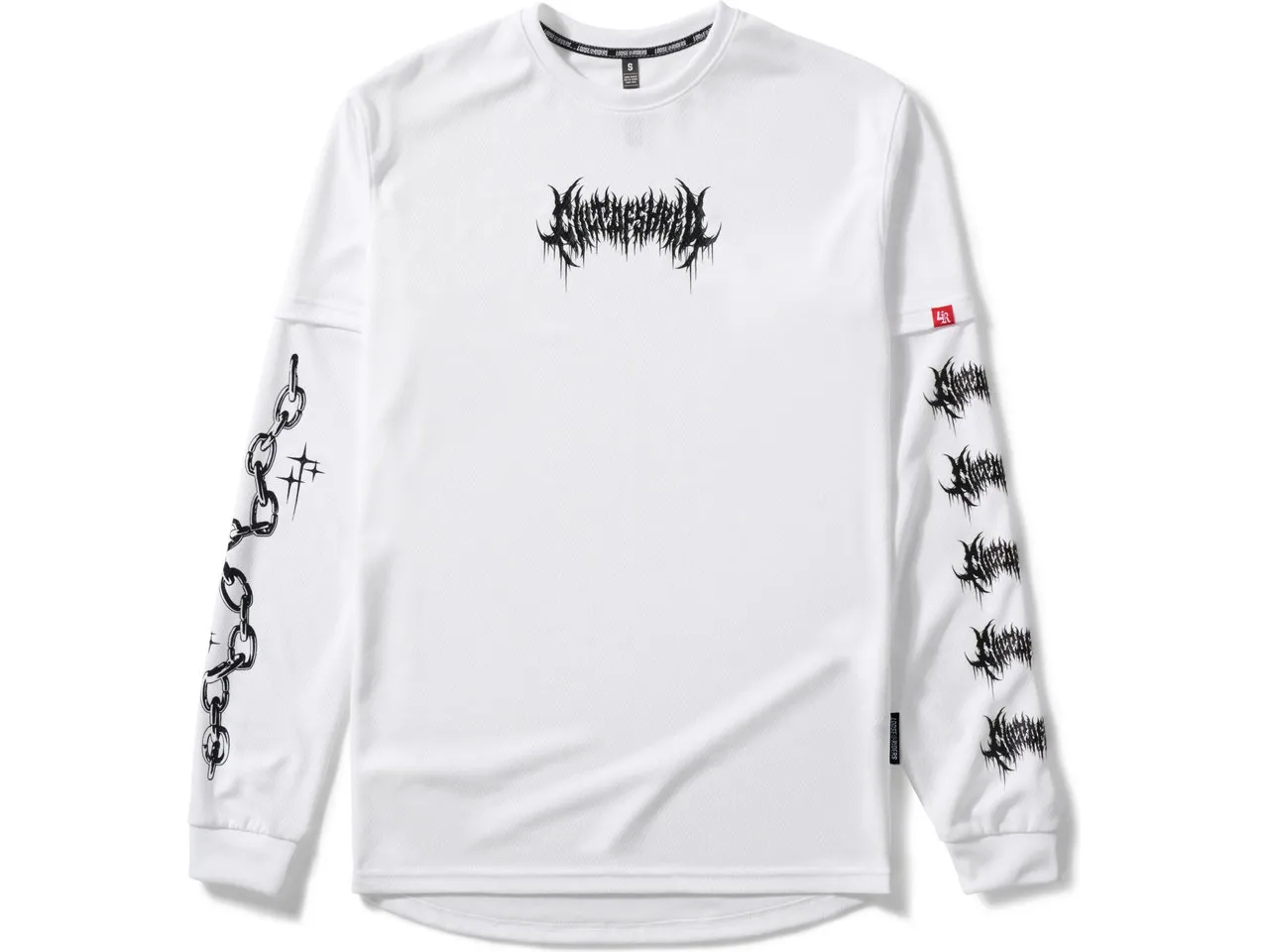 Loose Riders Tribe L/S Trikot, Weiß Loose Riders Tribe L/S Trikot, Weiß