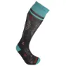 Charcoal / turquoise
