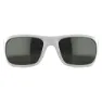 Loubsol Allos 2.0 Polarized Polarisierte Sonnenbrille unisex, White, Green Polarized/CAT3