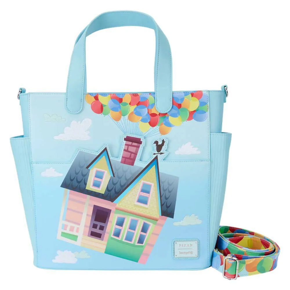 Loungefly Ballonhaus 15-jähriges Jubiläum Oben Disney Pixar Tasche, Multicolor Loungefly Ballonhaus 15-jähriges Jubiläum Oben Disney Pixar Tasche, Multicolor