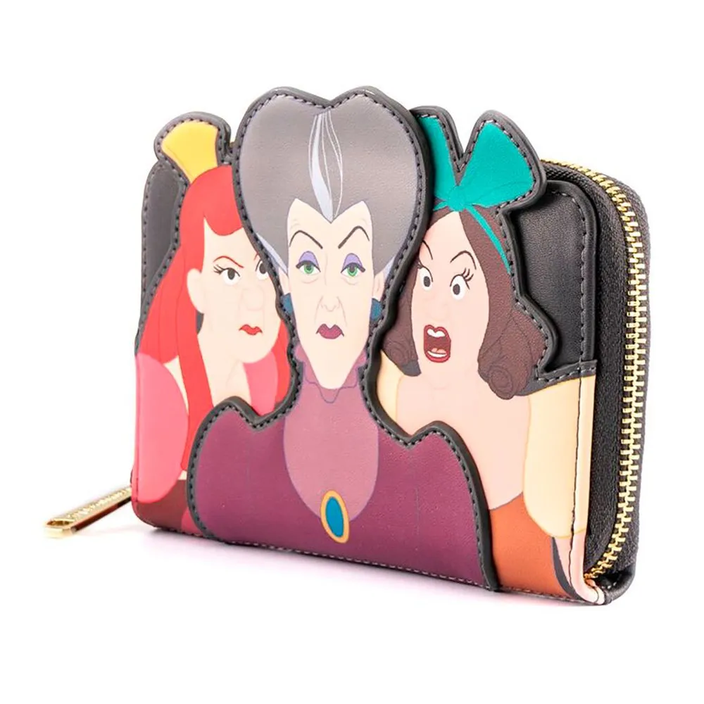 Loungefly Brieftasche Von Aschenputtels Stiefmutter, Multicolor, One Size Loungefly Brieftasche Von Aschenputtels Stiefmutter, Multicolor, One Size