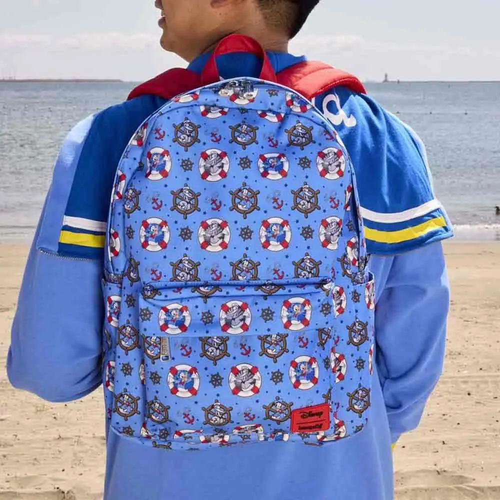 Loungefly Donald Duck 90. Jubiläumsrucksack, Multicolor