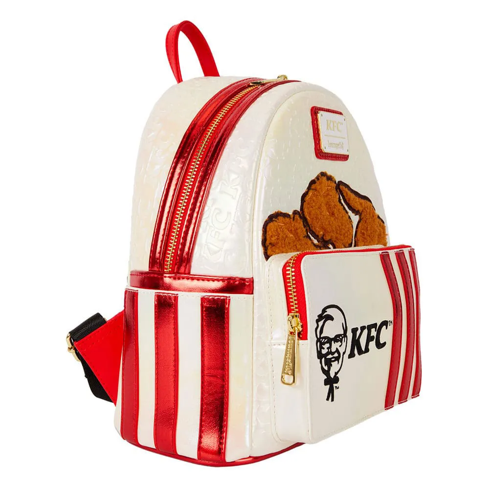 Loungefly Kentucky Fried Chicken By Mini Rucksack, Multicolor Loungefly Kentucky Fried Chicken By Mini Rucksack, Multicolor