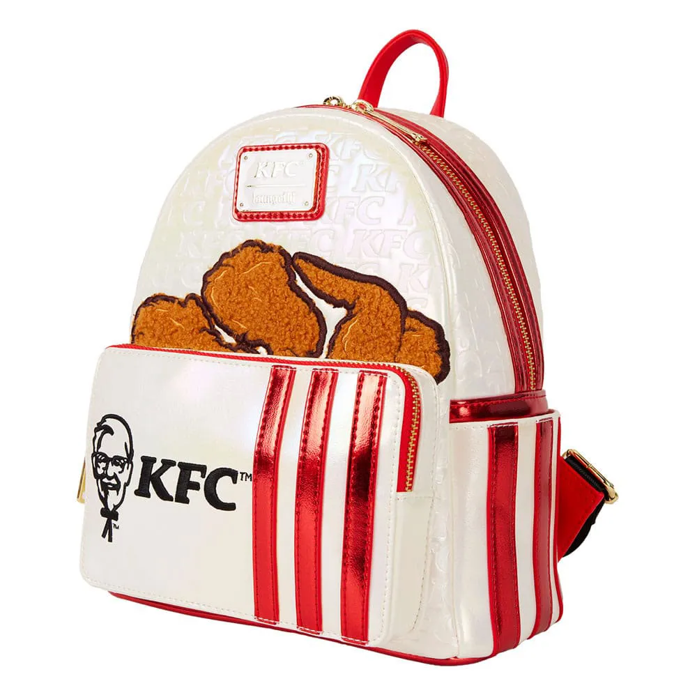 Loungefly Kentucky Fried Chicken By Mini Rucksack, Multicolor Loungefly Kentucky Fried Chicken By Mini Rucksack, Multicolor