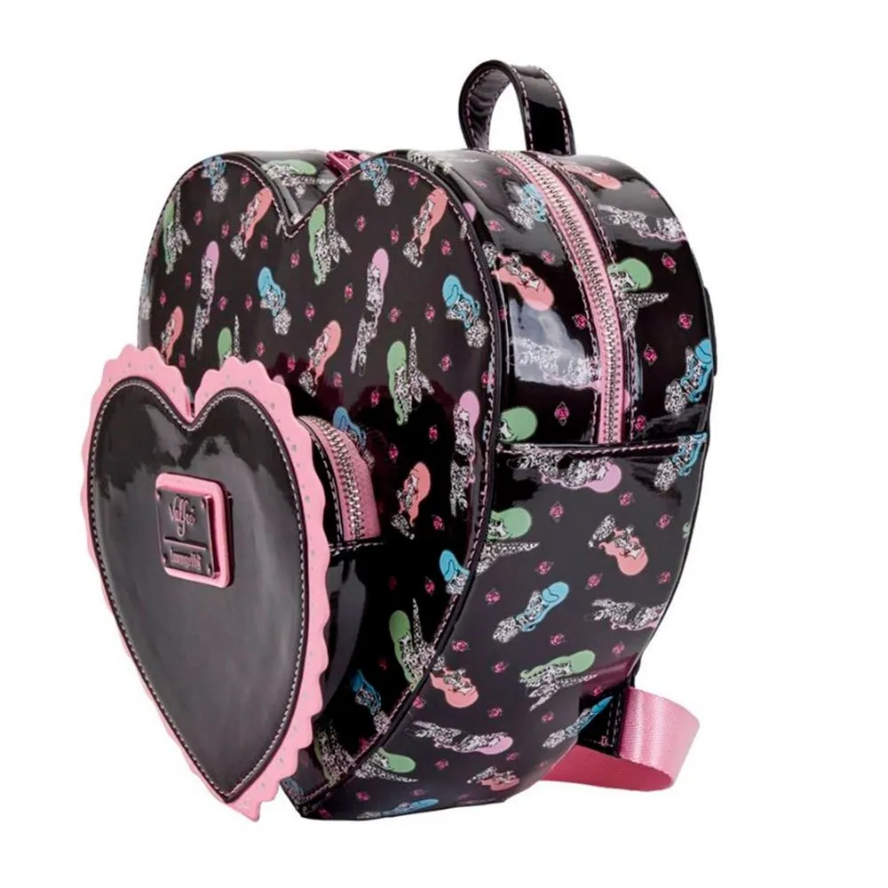 Loungefly Lucys Tattoo Doppeltes Herz Rucksack, Multicolor Loungefly Lucys Tattoo Doppeltes Herz Rucksack, Multicolor