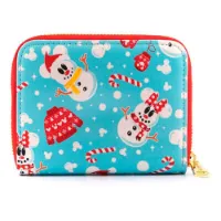 Loungefly Mickey Minnie Schneemann Brieftasche Loungefly Mickey Minnie Schneemann Brieftasche