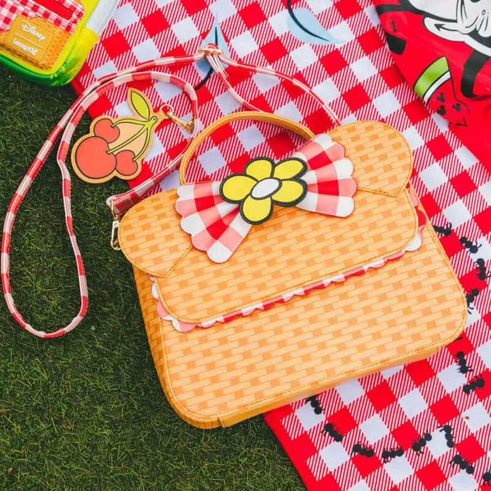 Loungefly Minnie Picknickkorb-umhängetasche, Multicolor