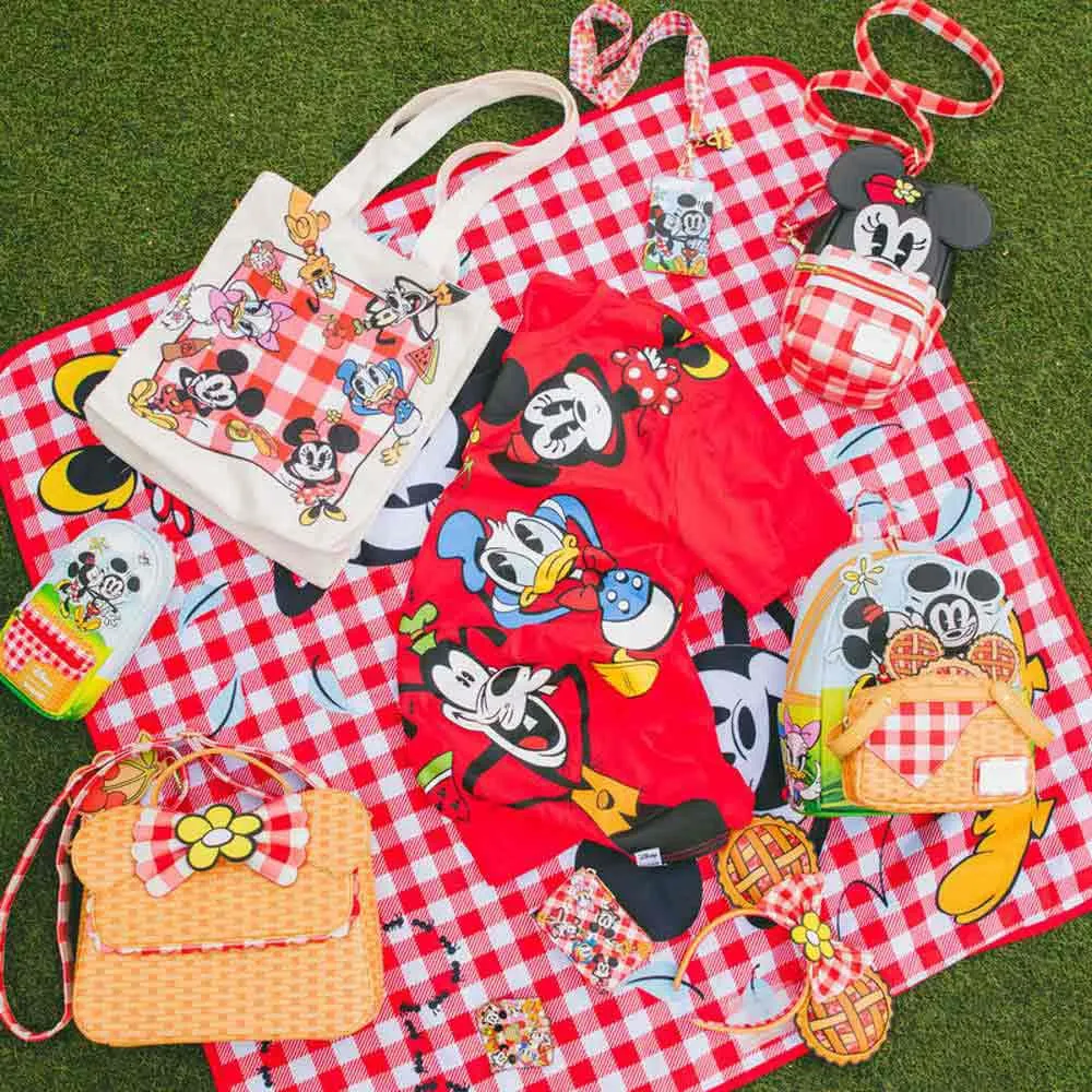Loungefly Minnie Picknickkorb-umhängetasche, Multicolor