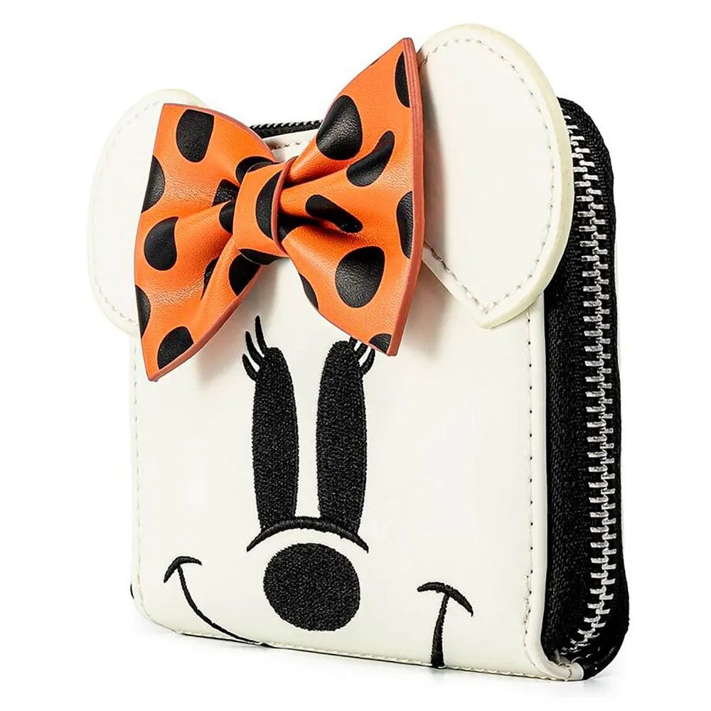 Loungefly Minnies Geist Brieftasche, Black / white / orange, One Size Loungefly Minnies Geist Brieftasche, Black / white / orange, One Size