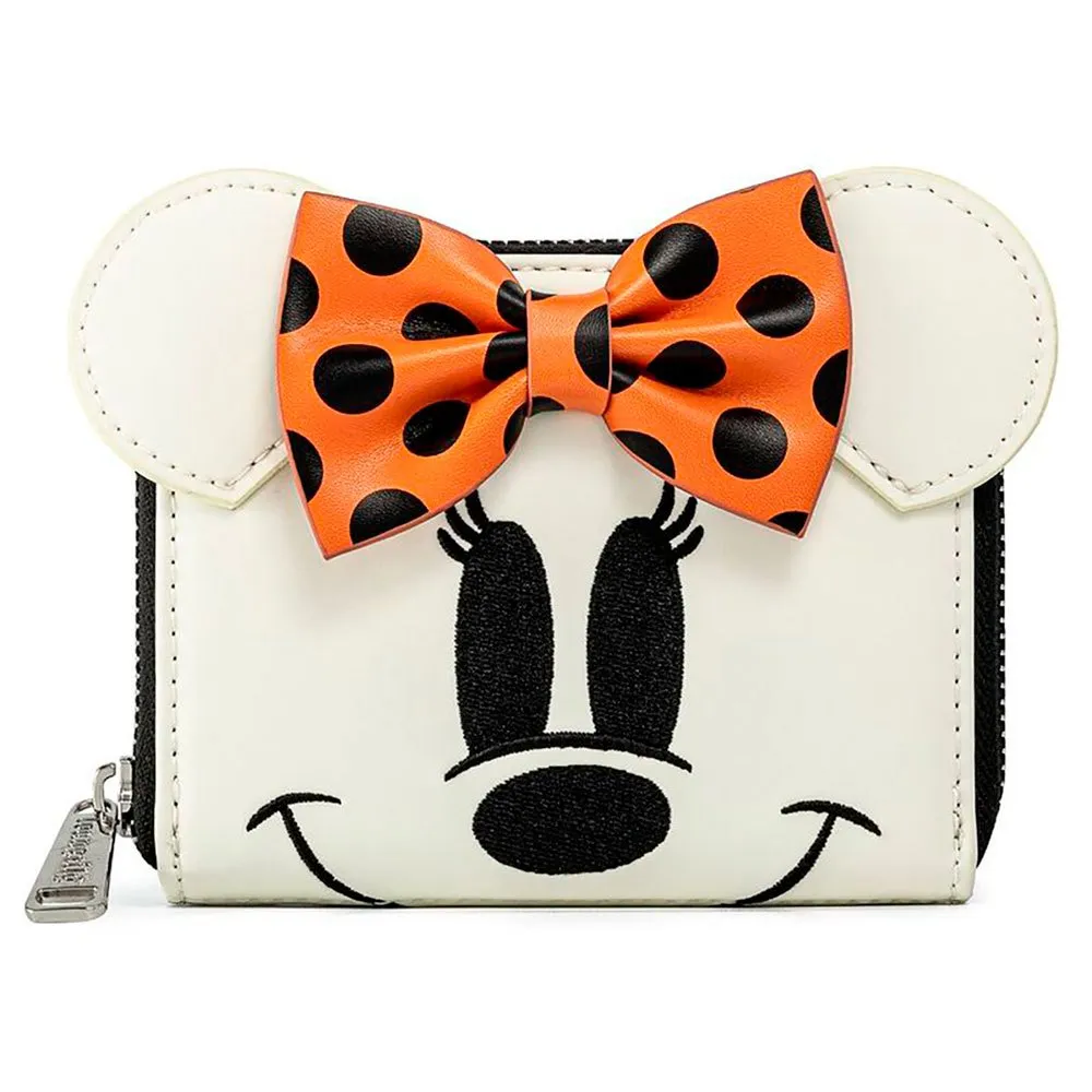 Loungefly Minnies Geist Brieftasche, Black / white / orange, One Size Loungefly Minnies Geist Brieftasche, Black / white / orange, One Size