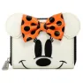 Loungefly Minnies Geist Brieftasche, Black / white / orange, One Size