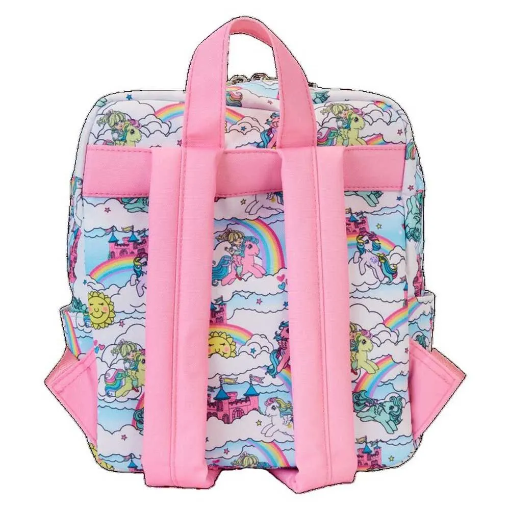Loungefly My Little Pony Mini-rucksack Himmelszene, Multicolor Loungefly My Little Pony Mini-rucksack Himmelszene, Multicolor