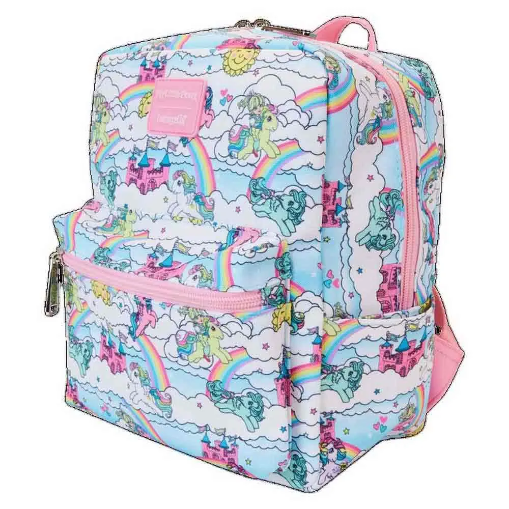 Loungefly My Little Pony Mini-rucksack Himmelszene, Multicolor Loungefly My Little Pony Mini-rucksack Himmelszene, Multicolor