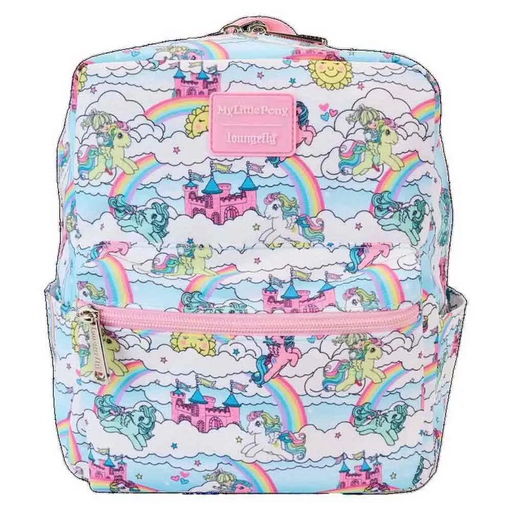 Loungefly My Little Pony Mini-rucksack Himmelszene, Multicolor Loungefly My Little Pony Mini-rucksack Himmelszene, Multicolor