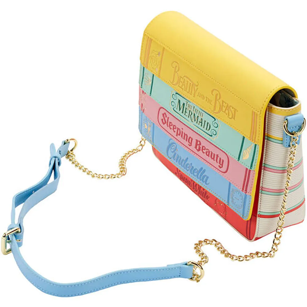 Loungefly Prinzessin Klassische Bücher Umhängetasche, Multicolor