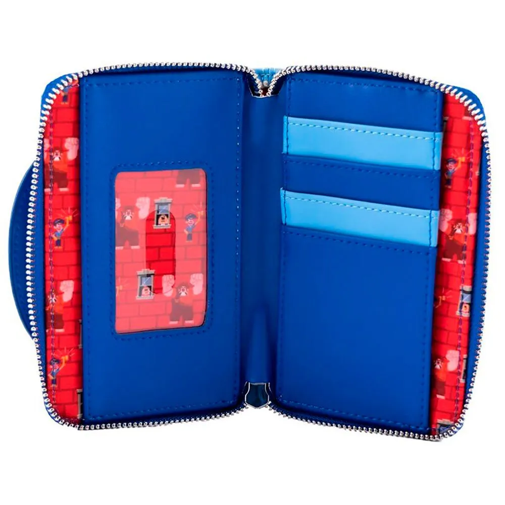 Loungefly Wreck-it Ralph Fix It Brieftasche, Blue / brown, One Size Loungefly Wreck-it Ralph Fix It Brieftasche, Blue / brown, One Size