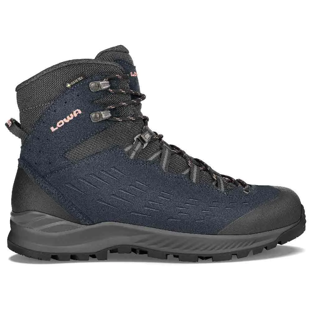 LOWA Explorer Ii Goretex Mid Wanderstiefel, Navy / rosé LOWA Explorer Ii Goretex Mid Wanderstiefel, Navy / rosé