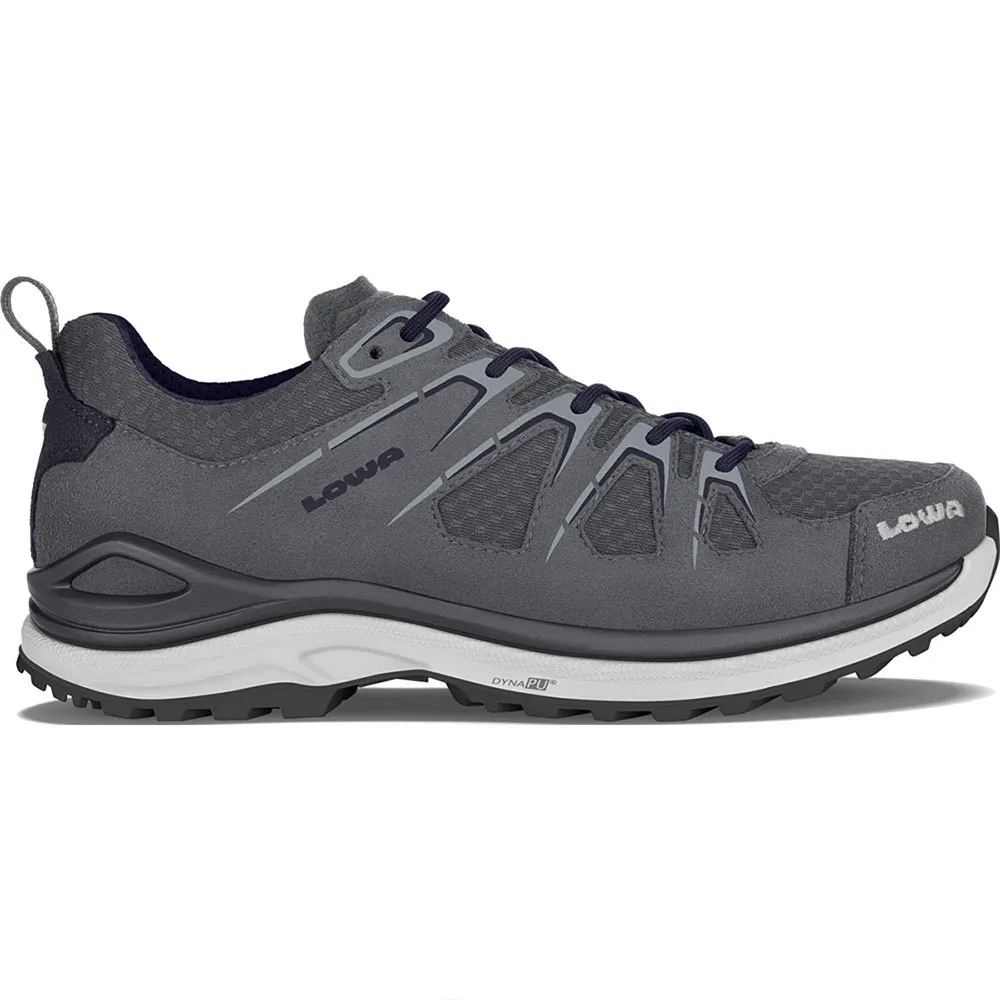 LOWA Innox Evo Goretex Lo Wanderschuhe Refurbished, Asphalt / navy