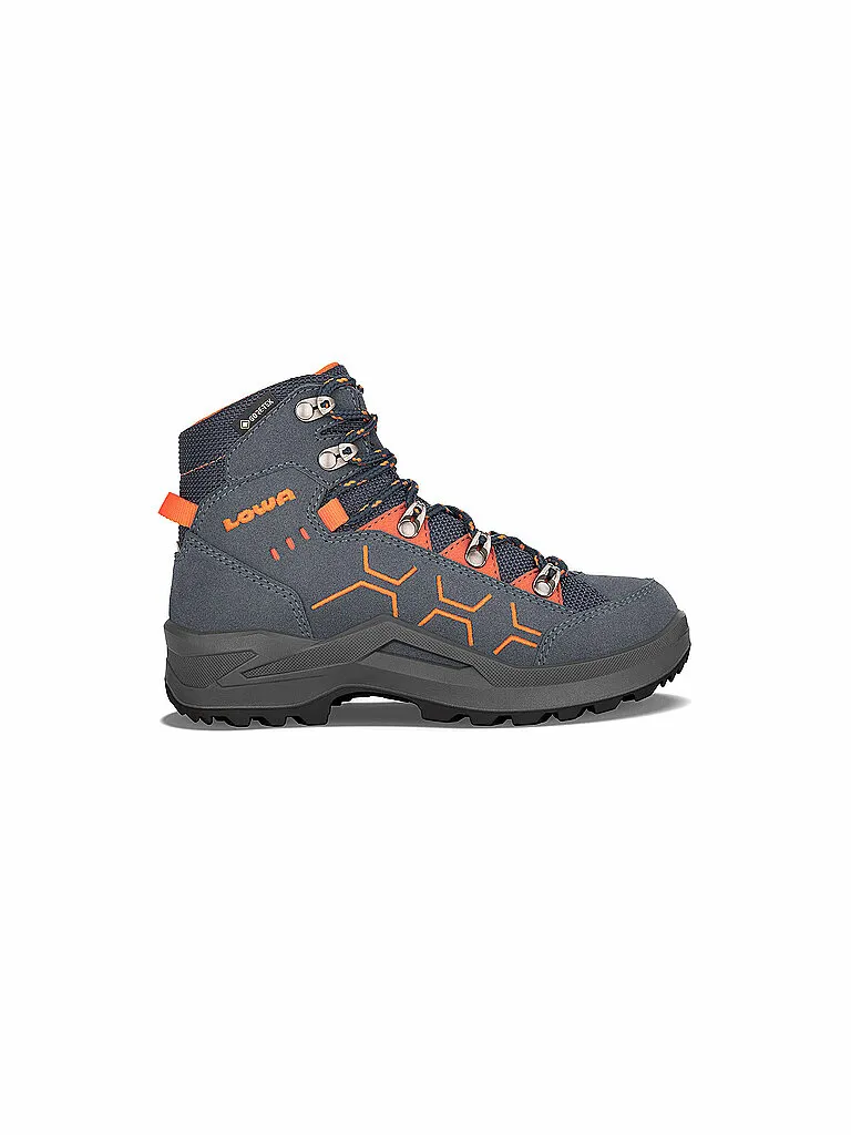 LOWA Kinder Wanderschuhe Kody Evo GTX Mid Junior, Blau LOWA Kinder Wanderschuhe Kody Evo GTX Mid Junior, Blau
