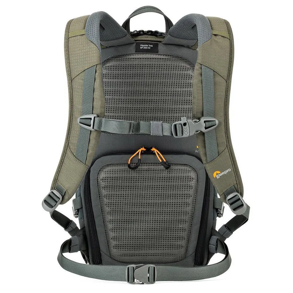 Lowepro Flipside Trek 250 Aw Rucksack, Green / grey Lowepro Flipside Trek 250 Aw Rucksack, Green / grey