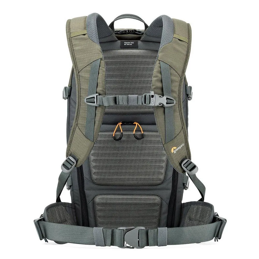 Lowepro Flipside Trek 350 Aw Rucksack, Green / grey Lowepro Flipside Trek 350 Aw Rucksack, Green / grey