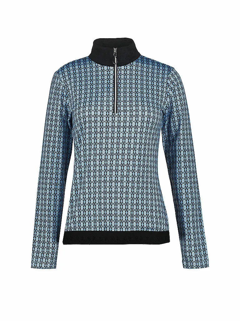Luhta Damen Fitness Zipshirt Jamali, Hellblau Luhta Damen Fitness Zipshirt Jamali, Hellblau