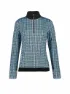 Luhta Damen Fitness Zipshirt Jamali, Hellblau