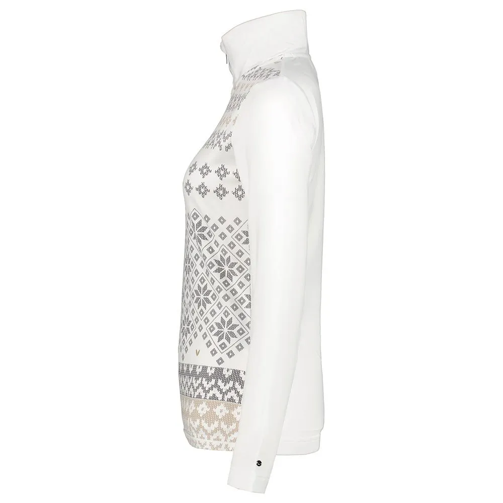 Luhta Hangist Fleece Mit Halbem Reißverschluss, Optic white Luhta Hangist Fleece Mit Halbem Reißverschluss, Optic white