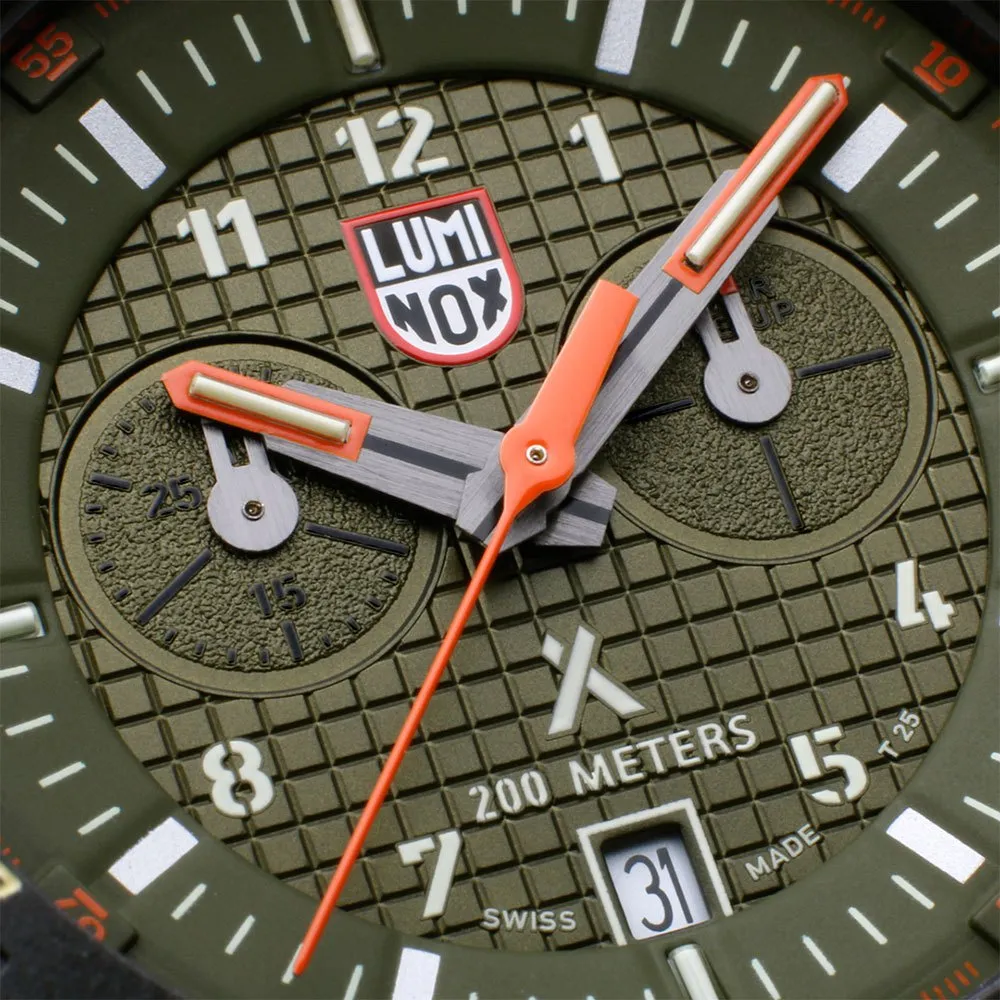 Luminox Bear Grylls Survival Land 3780 Series Gurt, Green / paracord black Luminox Bear Grylls Survival Land 3780 Series Gurt, Green / paracord black