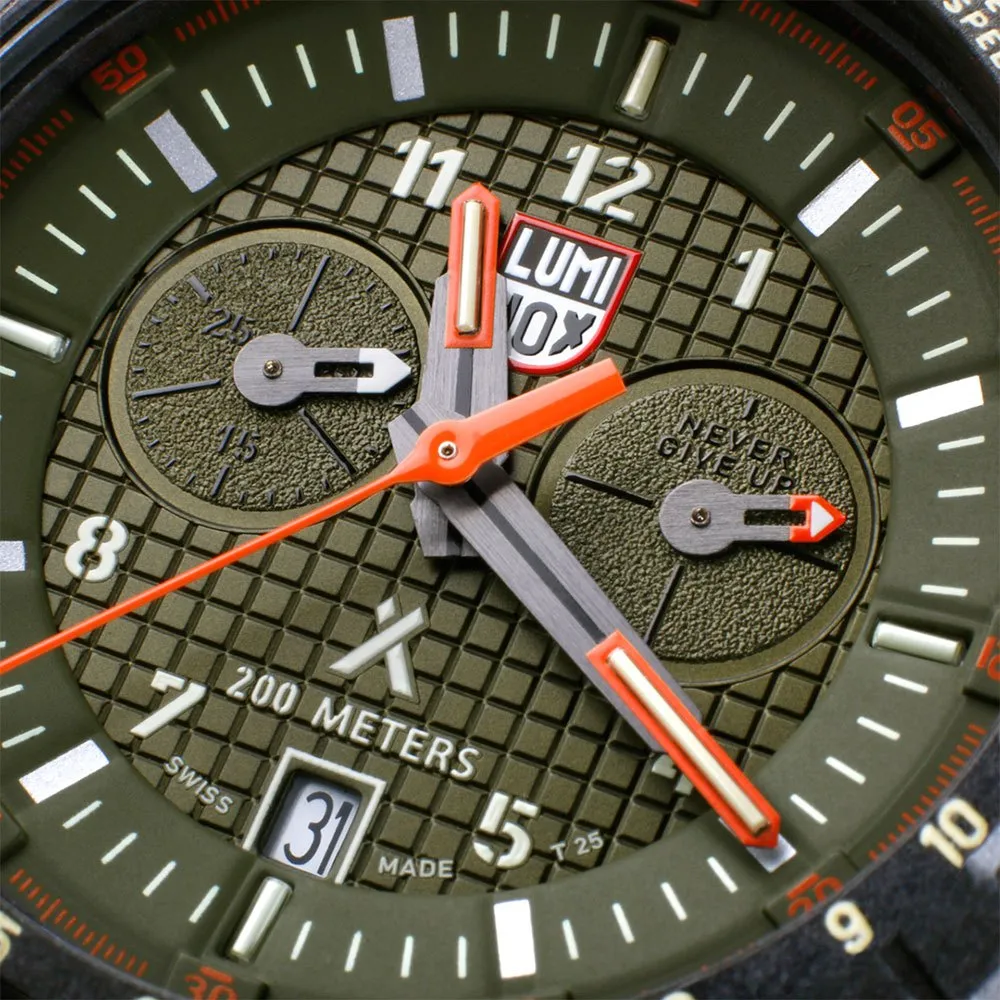 Luminox Bear Grylls Survival Land 3780 Series Gurt, Green / paracord black Luminox Bear Grylls Survival Land 3780 Series Gurt, Green / paracord black