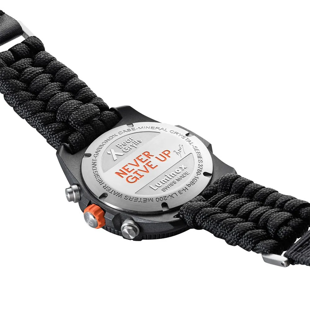 Luminox Bear Grylls Survival Land 3780 Series Gurt, Green / paracord black Luminox Bear Grylls Survival Land 3780 Series Gurt, Green / paracord black