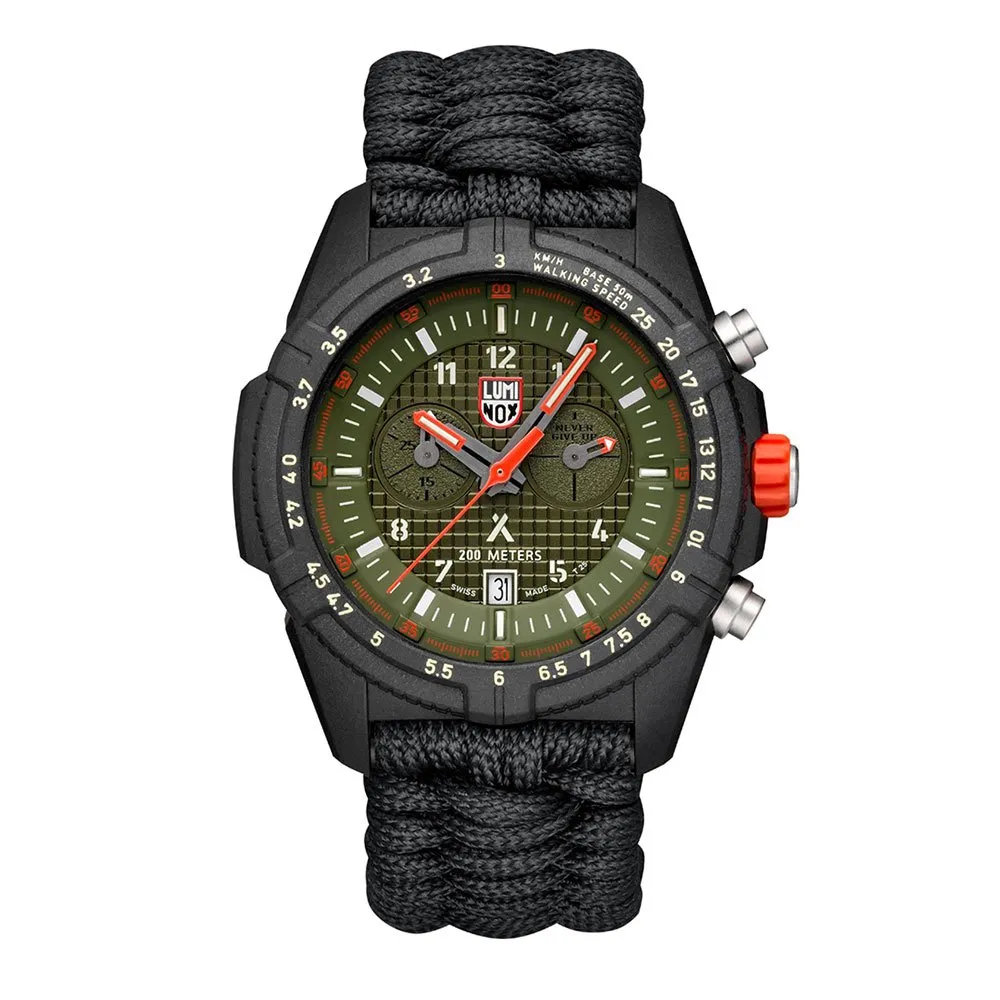 Luminox Bear Grylls Survival Land 3780 Series Gurt, Green / paracord black Luminox Bear Grylls Survival Land 3780 Series Gurt, Green / paracord black