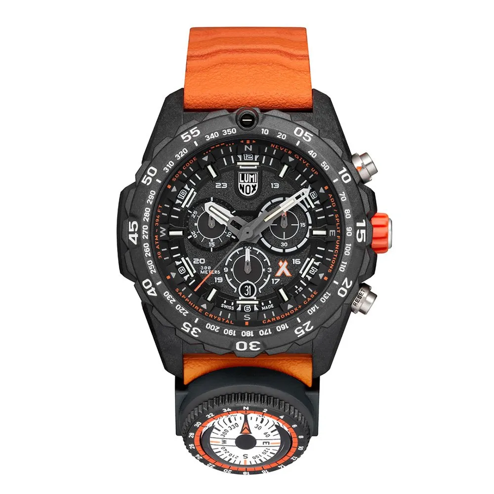 Luminox Bear Grylls Survival Master 3740 Series Gurt, Black / nbr orange Luminox Bear Grylls Survival Master 3740 Series Gurt, Black / nbr orange