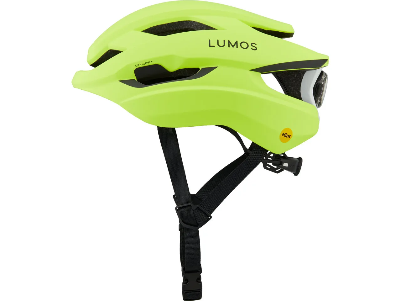 Lumos Ultra Fly MIPS Helm + Firefly LED Helmlicht Bundle, Hyper green