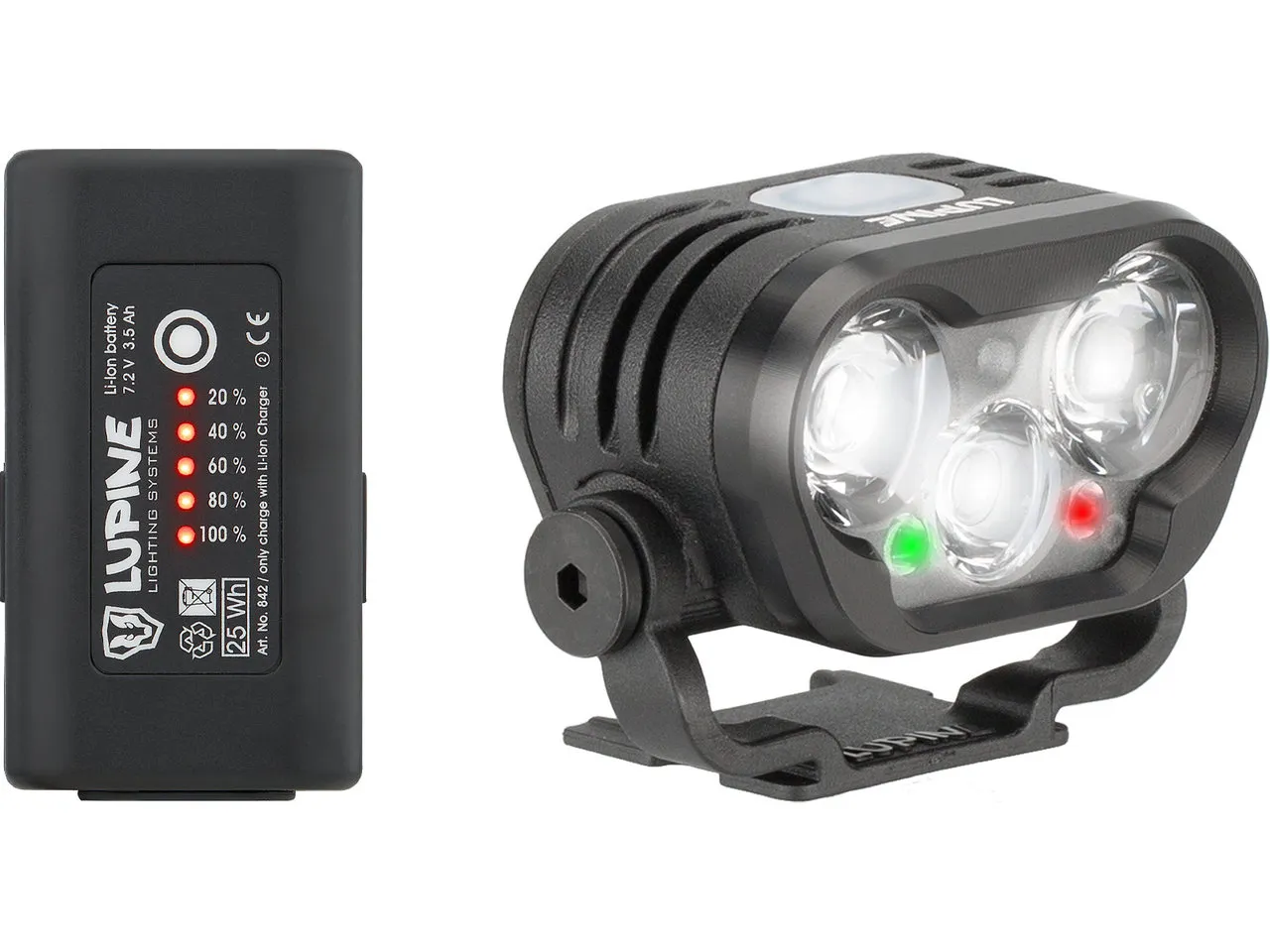 Lupine Blika RX 4 SC LED Stirnlampe, Schwarz, 2400 Lumen Lupine Blika RX 4 SC LED Stirnlampe, Schwarz, 2400 Lumen