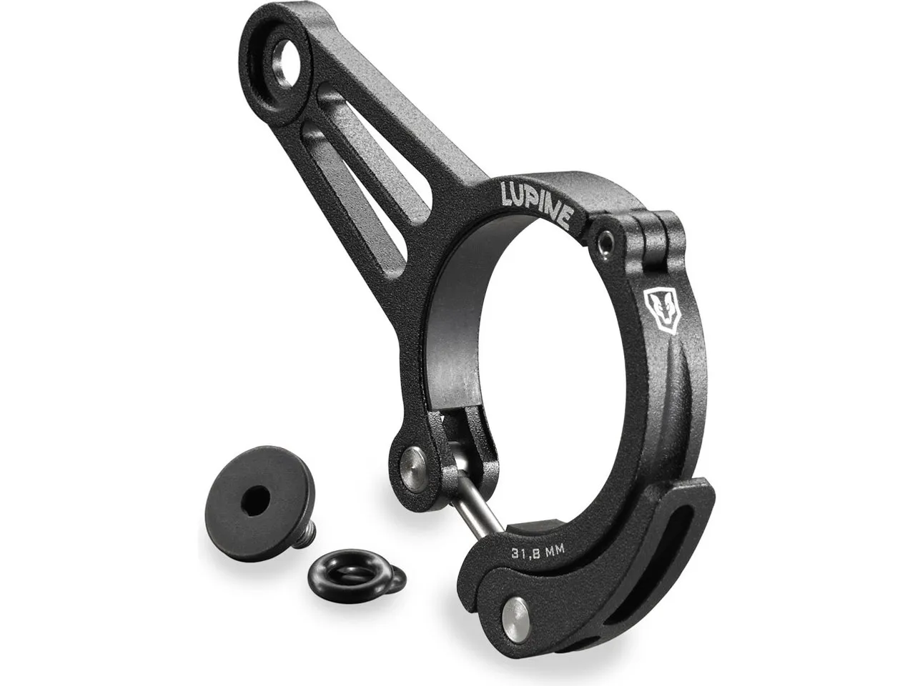 Lupine Schnellspanner-Halterung 35 mm für Betty R, Schwarz, 35.0mm