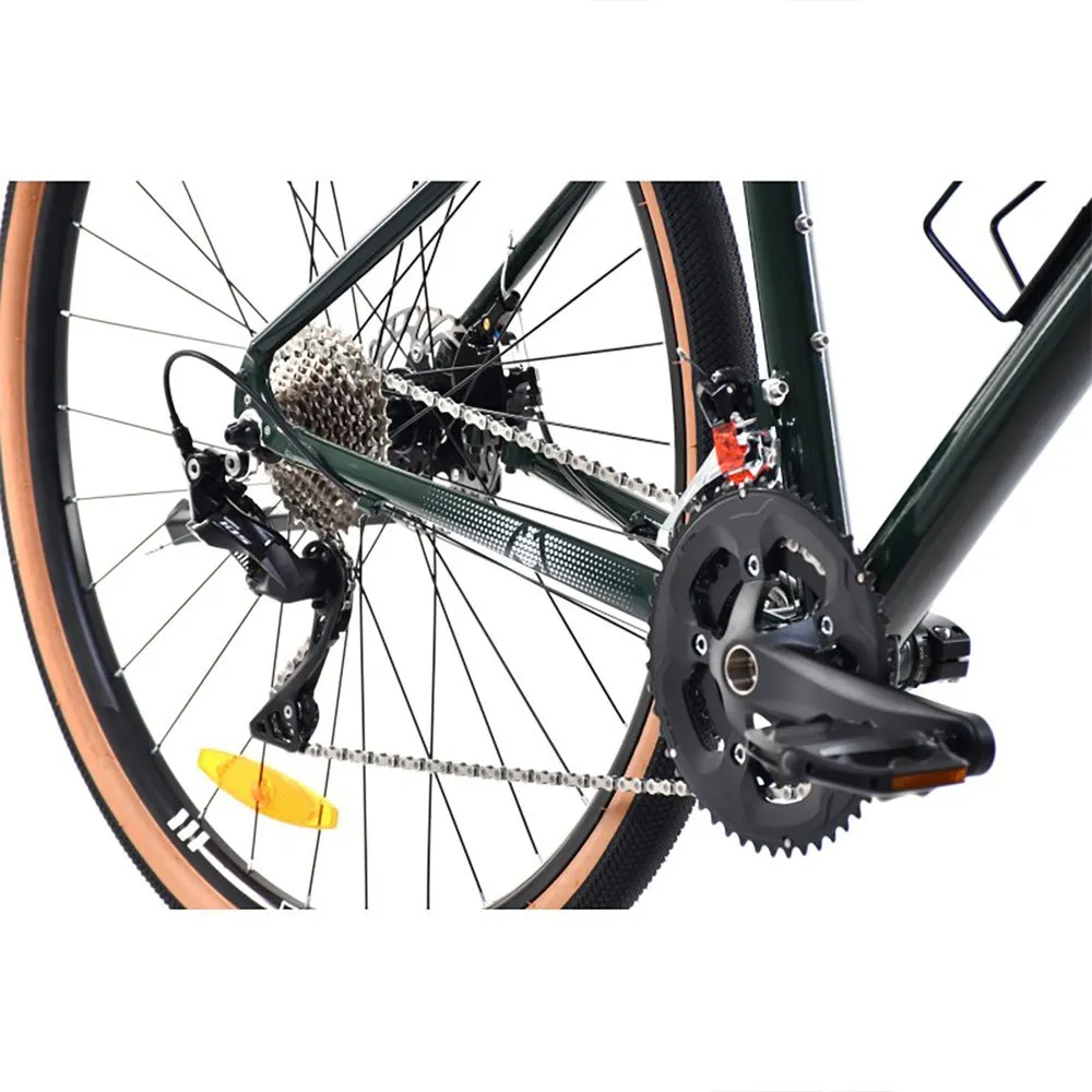 Lupo Terra 11 St-r7000 Gravelbike, Green / grey Lupo Terra 11 St-r7000 Gravelbike, Green / grey