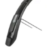 M-Wave 385137 Schutzblech, Black, One Size
